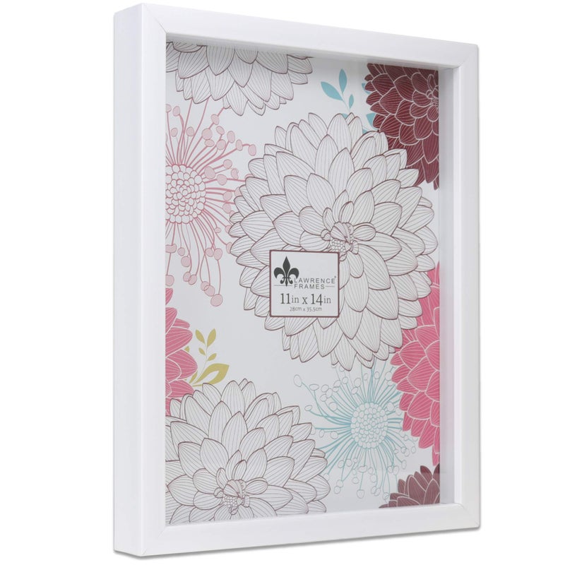Lawrence Frames Shadow Box Frame, 11x14, White - 785211 - Image 1